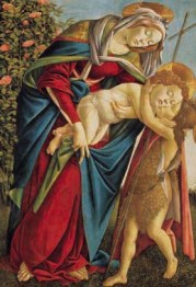 Madonna col Bambino e San Giovannino (1495 ca., Firenze, Galleria Palatina, Palazzo Pitti)